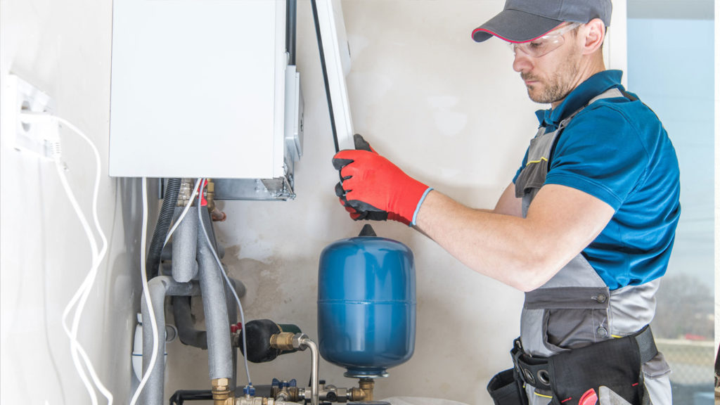 Air Specialties professional replacing a furnace in New Haven County, CT
